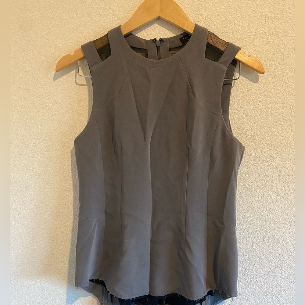 Rag & Bone | Silk Mesh Dress Top Size: 2